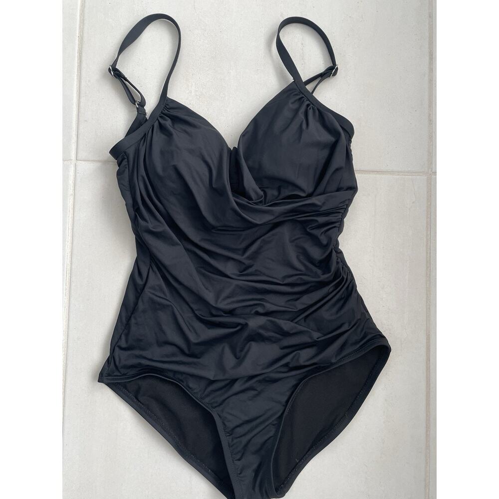 Jantzen Swim One Piece Swimsuit Ruched Swimwear Beach Summer